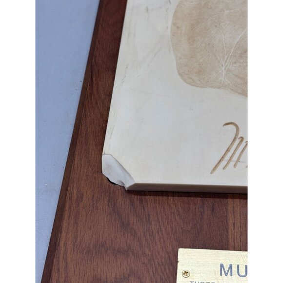 Muhammad Ali Hand Cast Plaque With Signature & Gold Boxing Gloves 10x15" READ - Picture 9 of 11